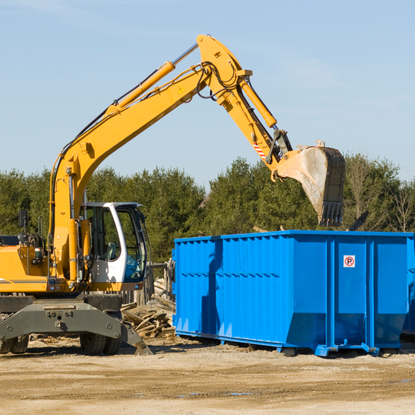 how many times can i have a residential dumpster rental emptied in Hamlin Iowa